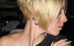 Short Stacked Bob Haircuts with Bangs