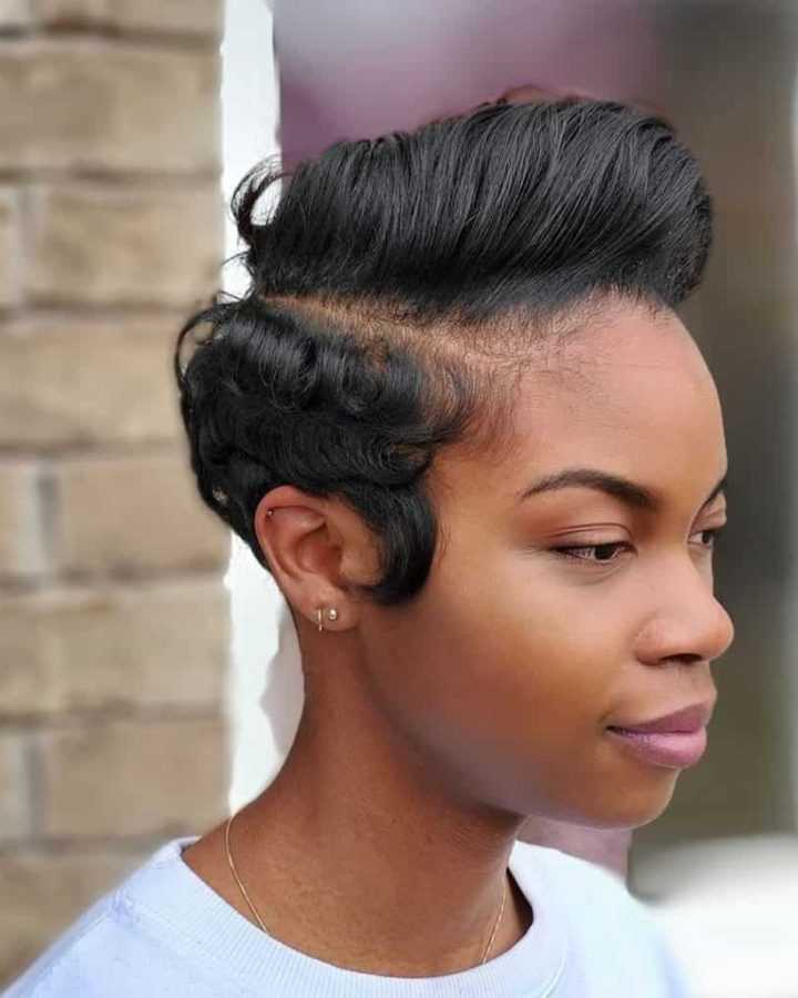 Dark and Sultry Pixie Haircuts