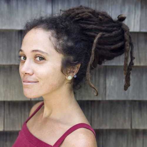 Tightly Coiled Gray Dreads Bun Hairstyles (Photo 15 of 20)