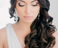 Down to the Side Wedding Hairstyles