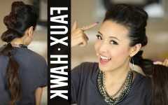 Faux Hawk Ponytail Hairstyles