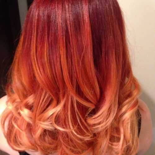 Fire Red Medium Hairstyles (Photo 10 of 20)