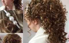 Big and Fancy Curls Bridal Hairstyles