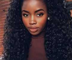 Curly Long Hairstyles for Black Women