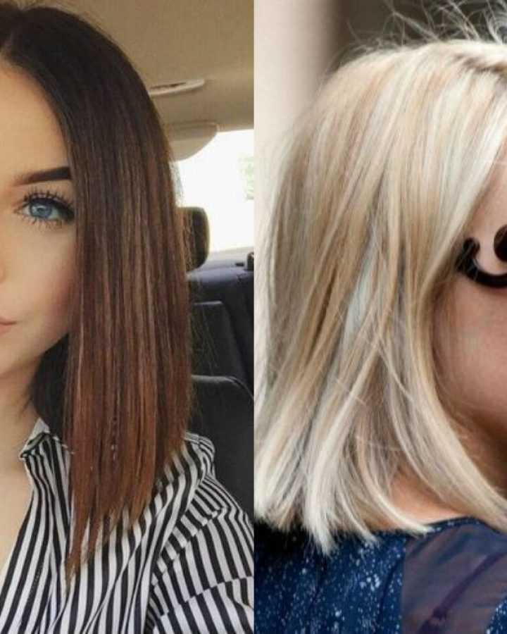 Sharp and Blunt Bob Hairstyles with Bangs