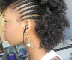 2023 Latest Curly Faux Mohawk Hairstyles
