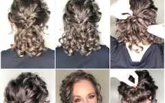 Wavy Low Updos Hairstyles
