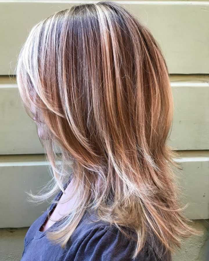 Sleek Mid-length Haircuts with Shaggy Ends