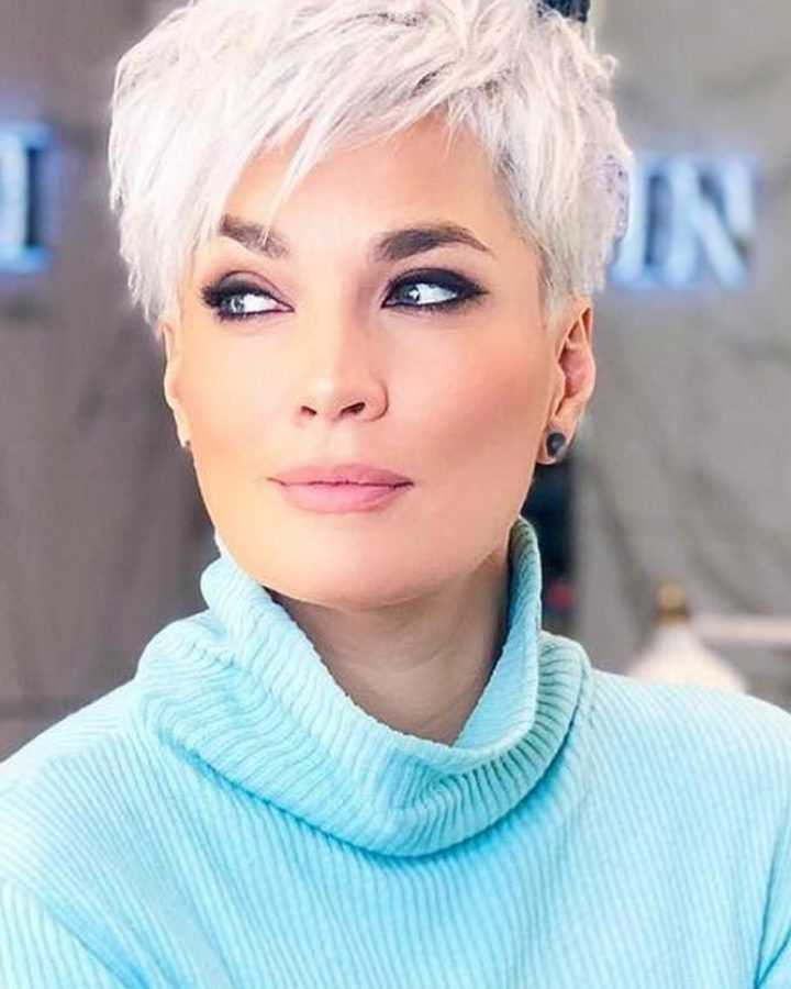 Pixie Haircuts with Shaggy Bangs
