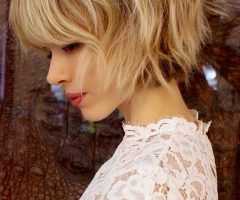 20 Best Collection of Shaggy Blonde Bob Hairstyles with Bangs