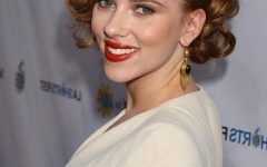 Scarlett Johansson Asymmetrical Choppy Bob Hairstyles