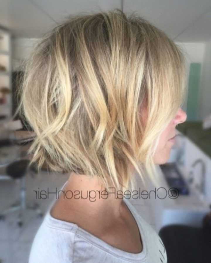 Texturized Tousled Bob  Hairstyles
