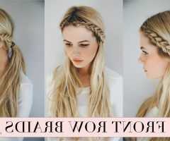 15 Best Collection of Braided Hairstyles in the Front