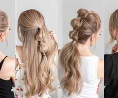 20 Ideas of Bubble Hairstyles for Medium Length