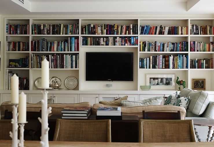 Featured Photo of Built In Bookcases With Tv