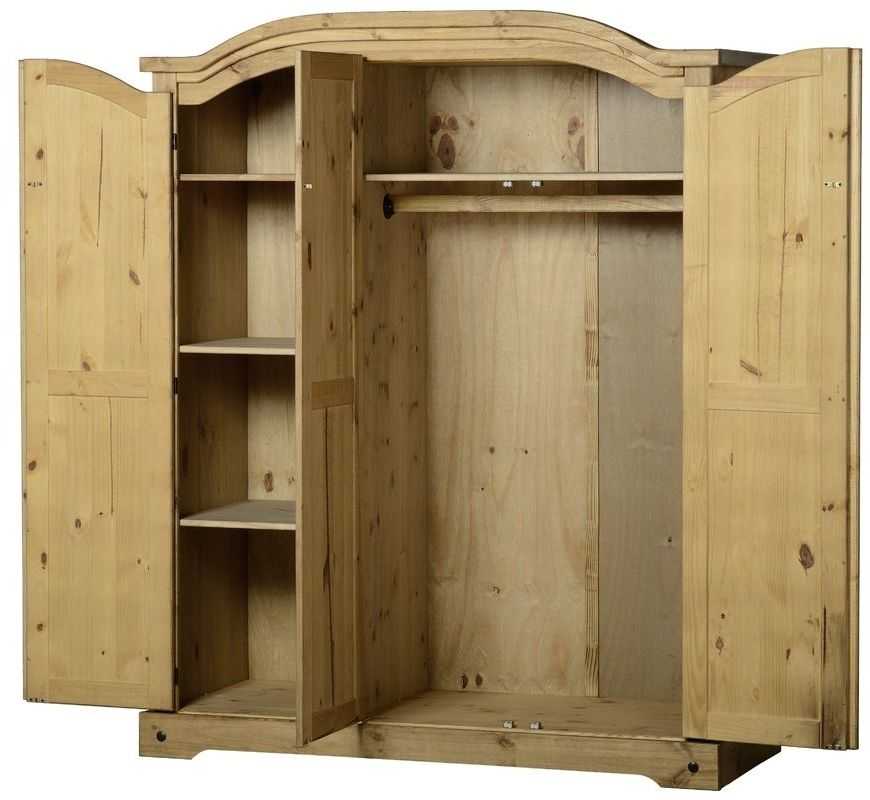 Featured Photo of Corona Wardrobes With 3 Doors