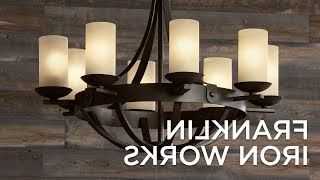 Featured Photo of Black Wagon Wheel Ring Chandeliers