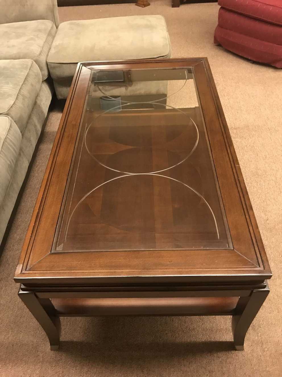 Newest Etched Glass Coffee Table (Gallery 4 of 10)