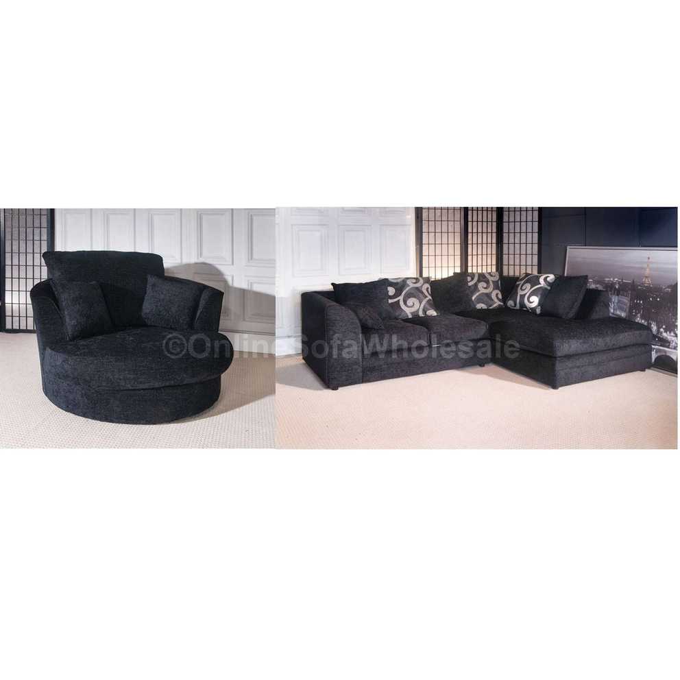 Featured Photo of Corner Sofa And Swivel Chairs