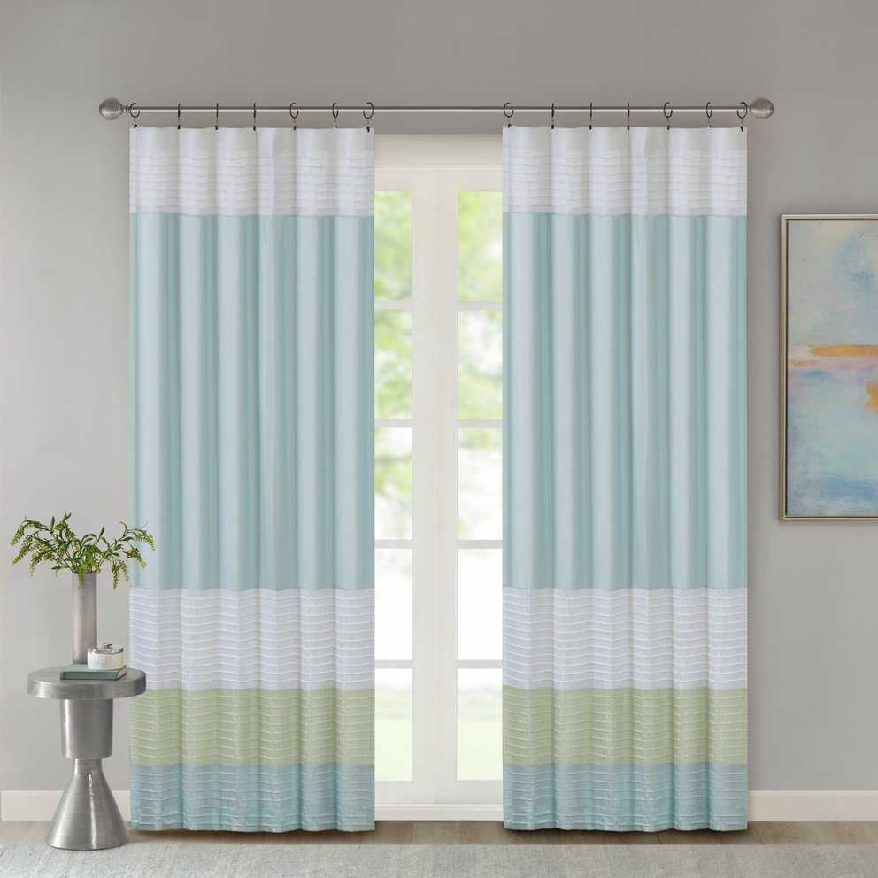 Featured Photo of Chester Polyoni Pintuck Curtain Panels