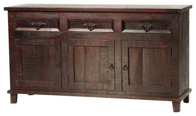 Featured Photo of Hargrove 72" Wide 3 Drawer Mango Wood Sideboards