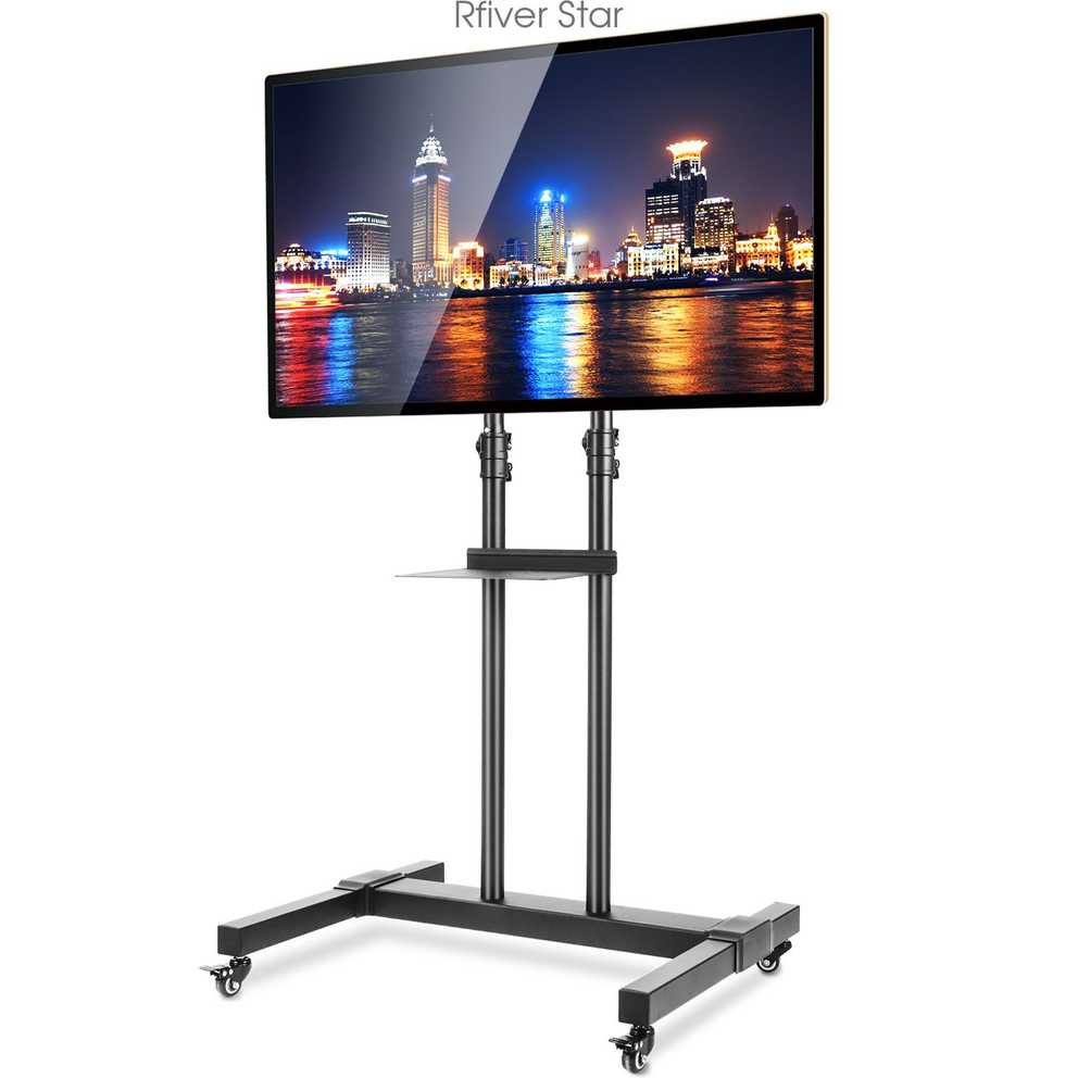 Featured Photo of Mobile Tv Stands With Lockable Wheels For Corner
