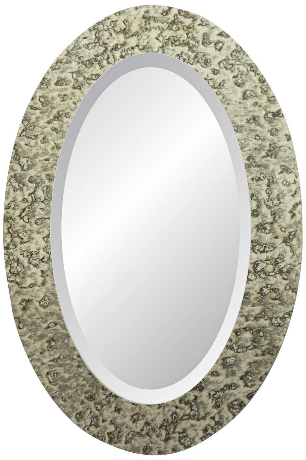 Dijon Signature 36" High Oval Wall Mirror – #x3060 | Lamps Plus | Oval For Black Oval Cut Wall Mirrors (Gallery 6 of 15)