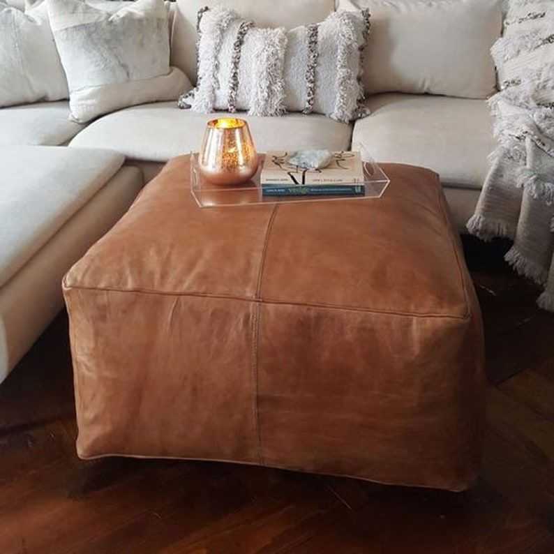 Moroccan Poufs / Best Tips For A Amazing Moroccan Pouf Ottoman – Babouche  Souk Throughout Square Pouf Ottomans (Gallery 12 of 15)
