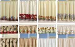 Chocolate 5-piece Curtain Tier and Swag Sets