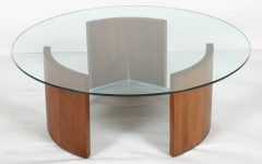 Simple Coffee Table Wood Glass
