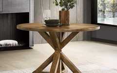 Wood and Dark Bronze Criss-cross Desks