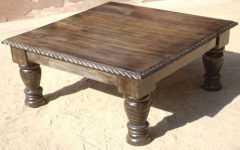 Rustic Square Coffee Tables