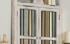 Faux Window Wood Wall Mirrors
