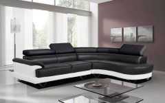 Large Black Leather Corner Sofas