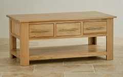 Oak Coffee Tables with Storage