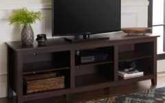 Woven Paths Open Storage Tv Stands with Multiple Finishes