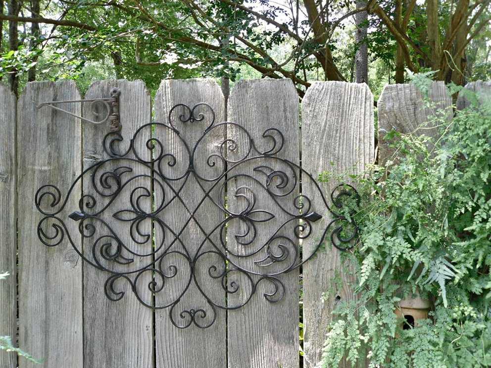 Garden Gate Wall Decor Wrought Iron Kitchen Wall Decor – Miserv In Iron Gate Wall Art (Photo 2 of 20)