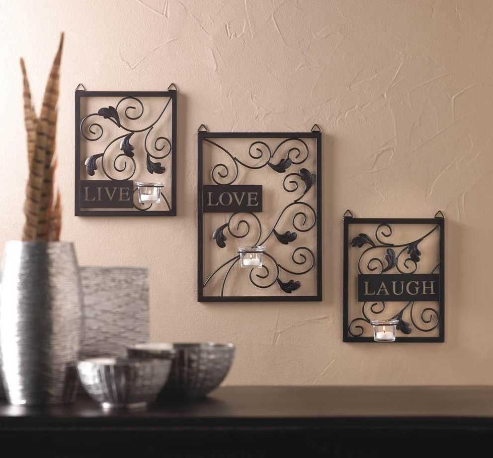 Featured Photo of Live Love Laugh Metal Wall Decor