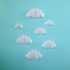 3d Clouds Out of Paper Wall Art