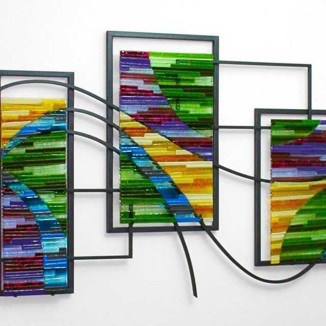 Fused Glass Wall Art Hanging