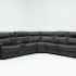 Denali Charcoal Grey 6 Piece Reclining Sectionals with 2 Power Headrests