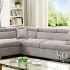 Setoril Modern Sectional Sofa Swith Chaise Woven Linen