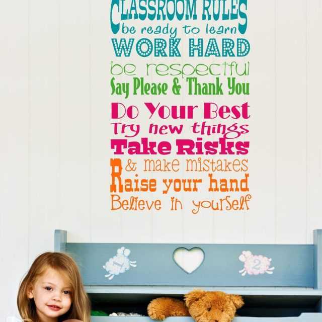 Classroom Vinyl Wall Art
