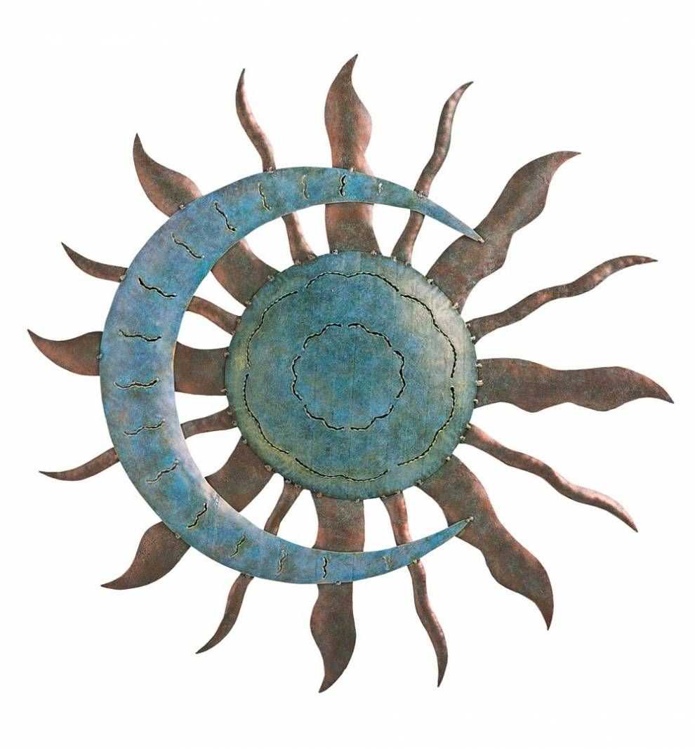 Featured Photo of Sun And Moon Metal Wall Art