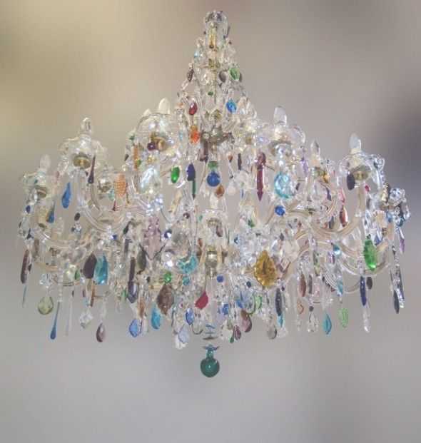 Featured Photo of Colored Crystal Chandelier