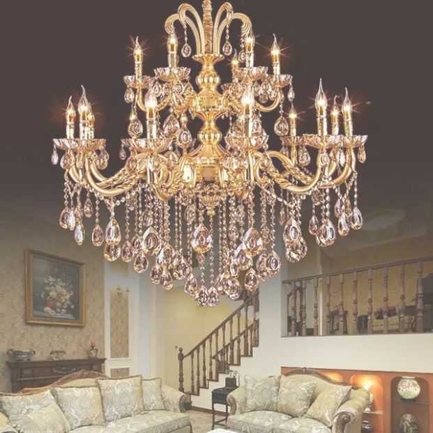 Featured Photo of Gold Crystal Chandelier
