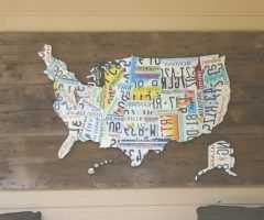 45 Best Ideas License Plate Map Wall Art