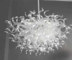 25 Collection of Glass Chandeliers