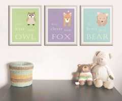 43 Collection of Woodland Nursery Wall Art