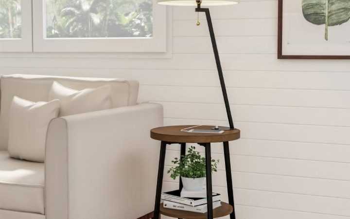 15 Best Collection of Floor Lamps with 2 Tier Table